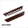 7 Cue Wall Rack w/ Bridge Clip - Chocolate